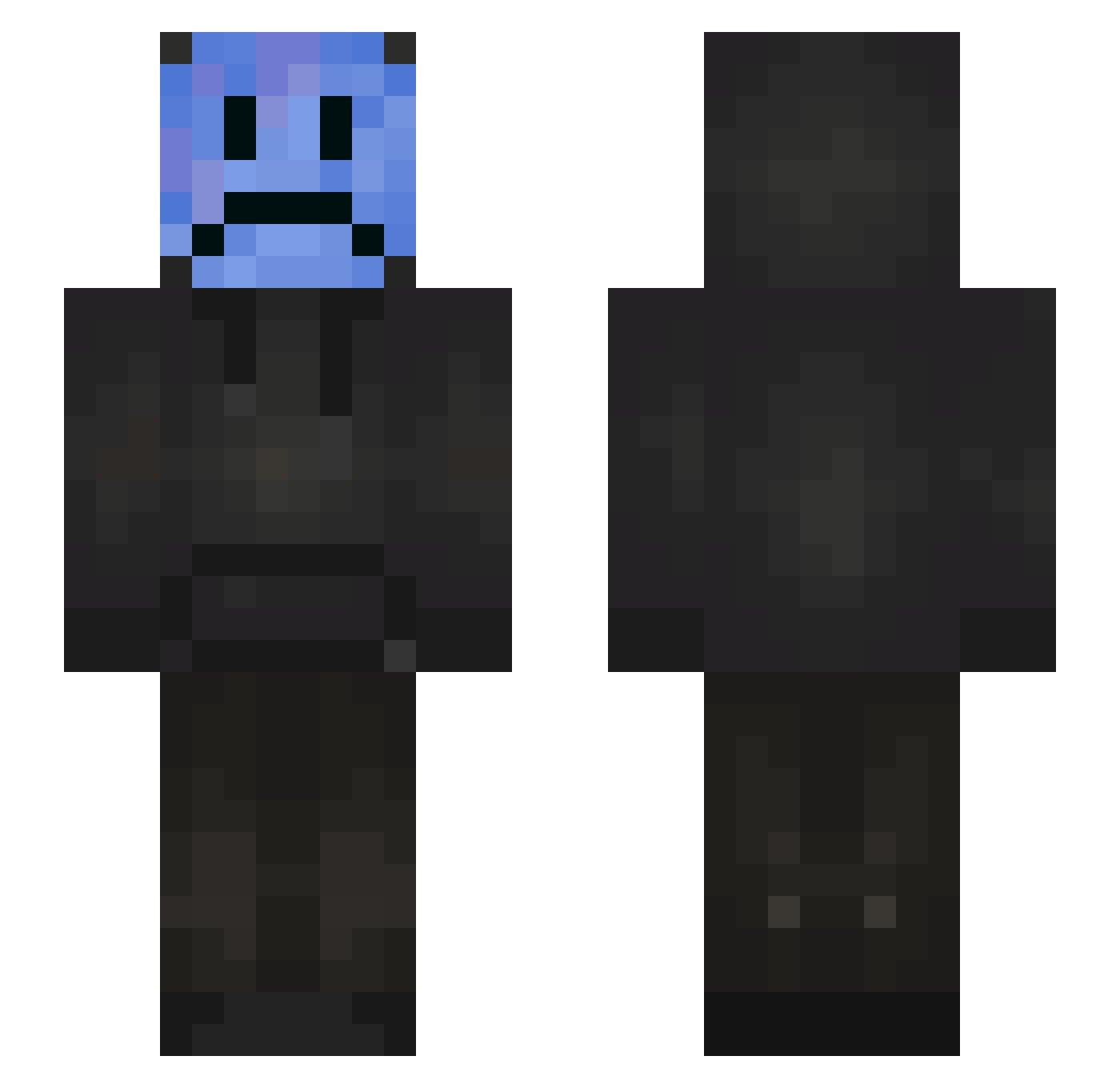 Sniper_Spawn Minecraft skin, front and back view