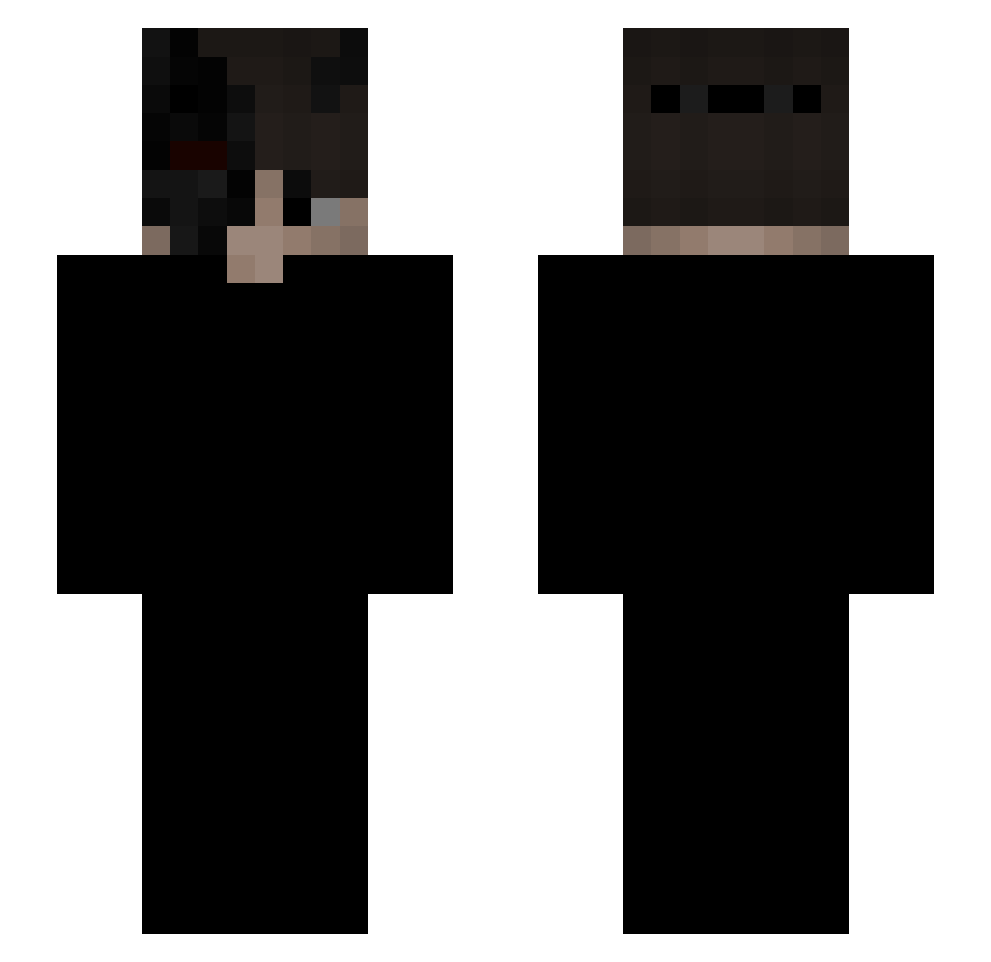 zLukasDerStecher Minecraft skin, front and back view