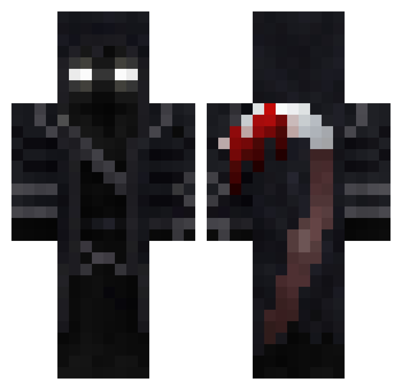 melio_99 Minecraft skin, front and back view