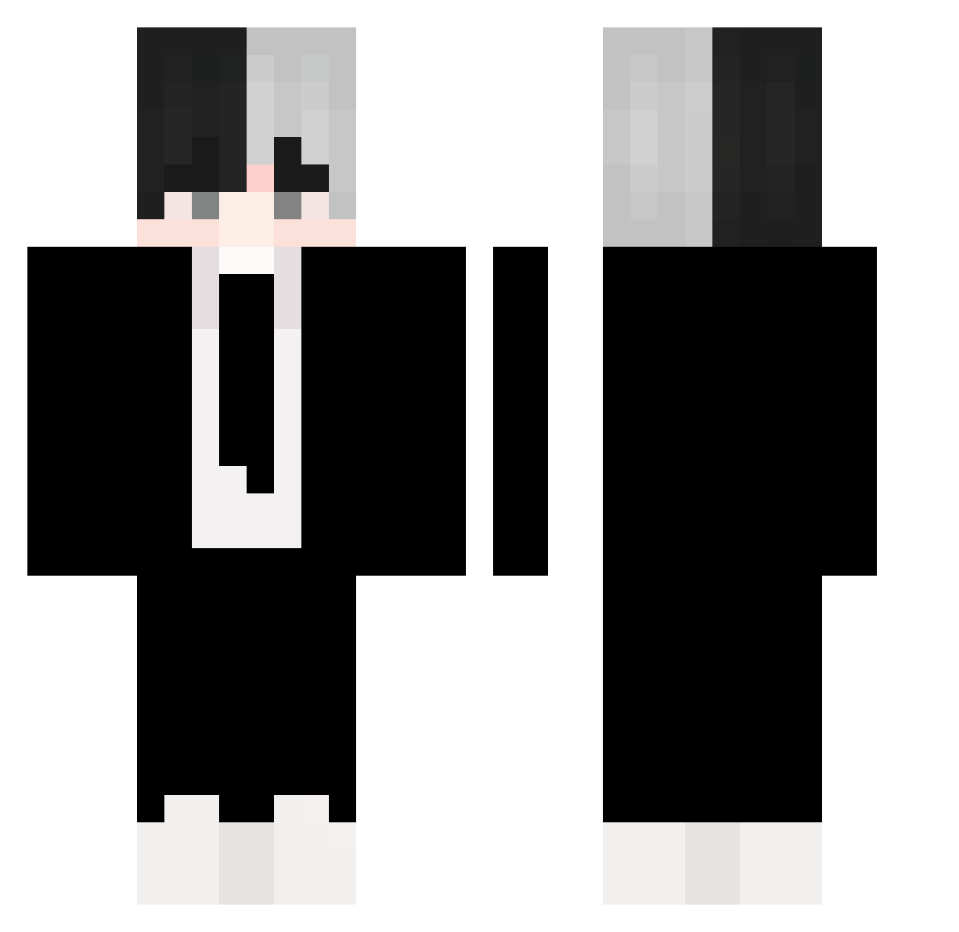 VanKin0922 Minecraft skin, front and back view