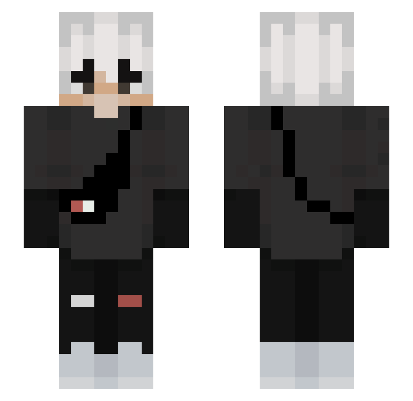 Sw_Anny_34_m_11 Minecraft skin, front and back view