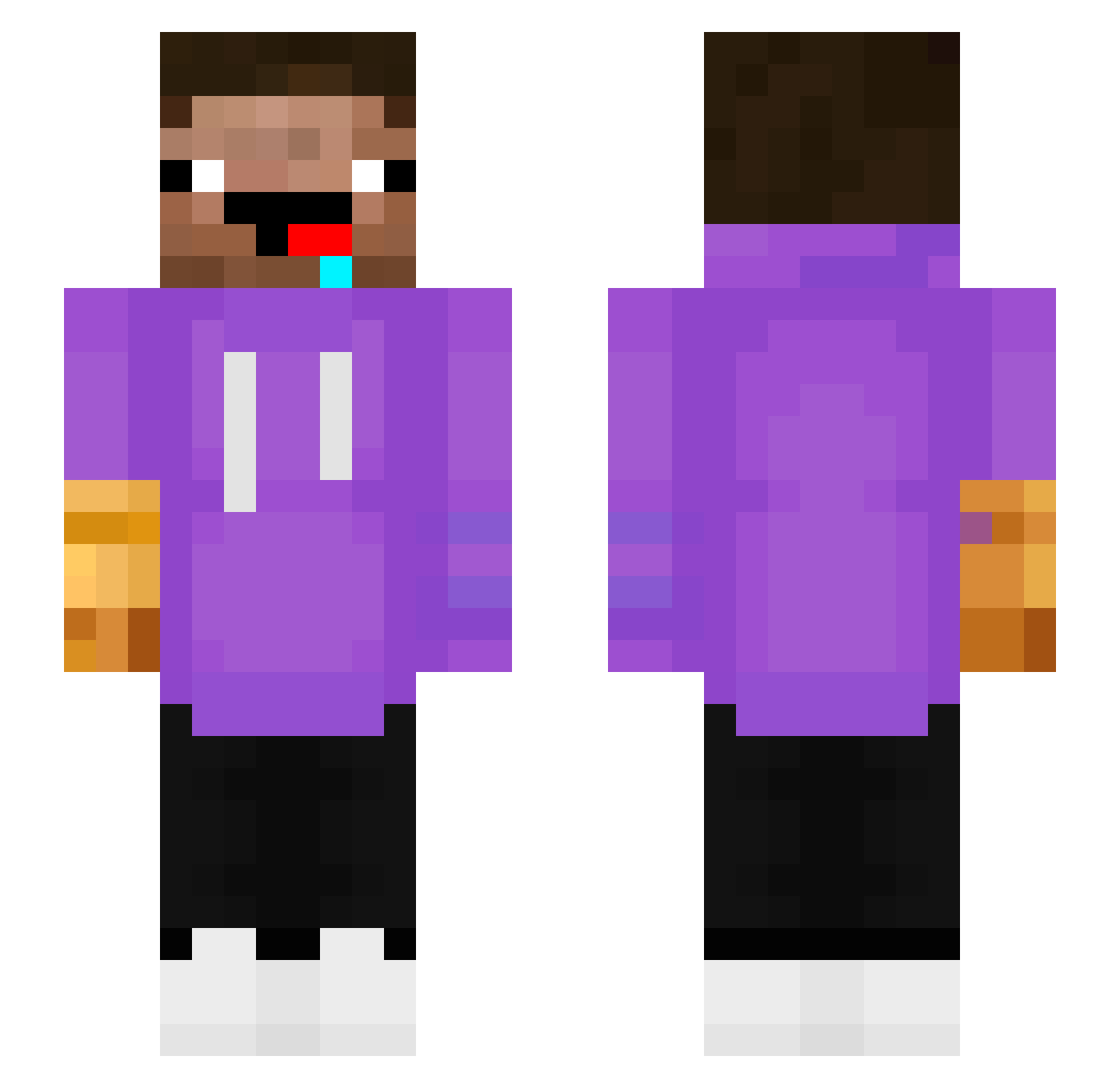 __rooferts__ Minecraft skin, front and back view