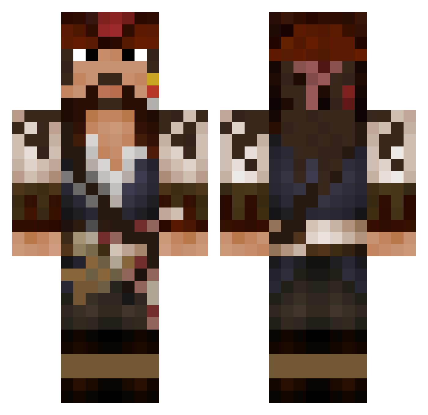 giuseppecameggia Minecraft skin, front and back view