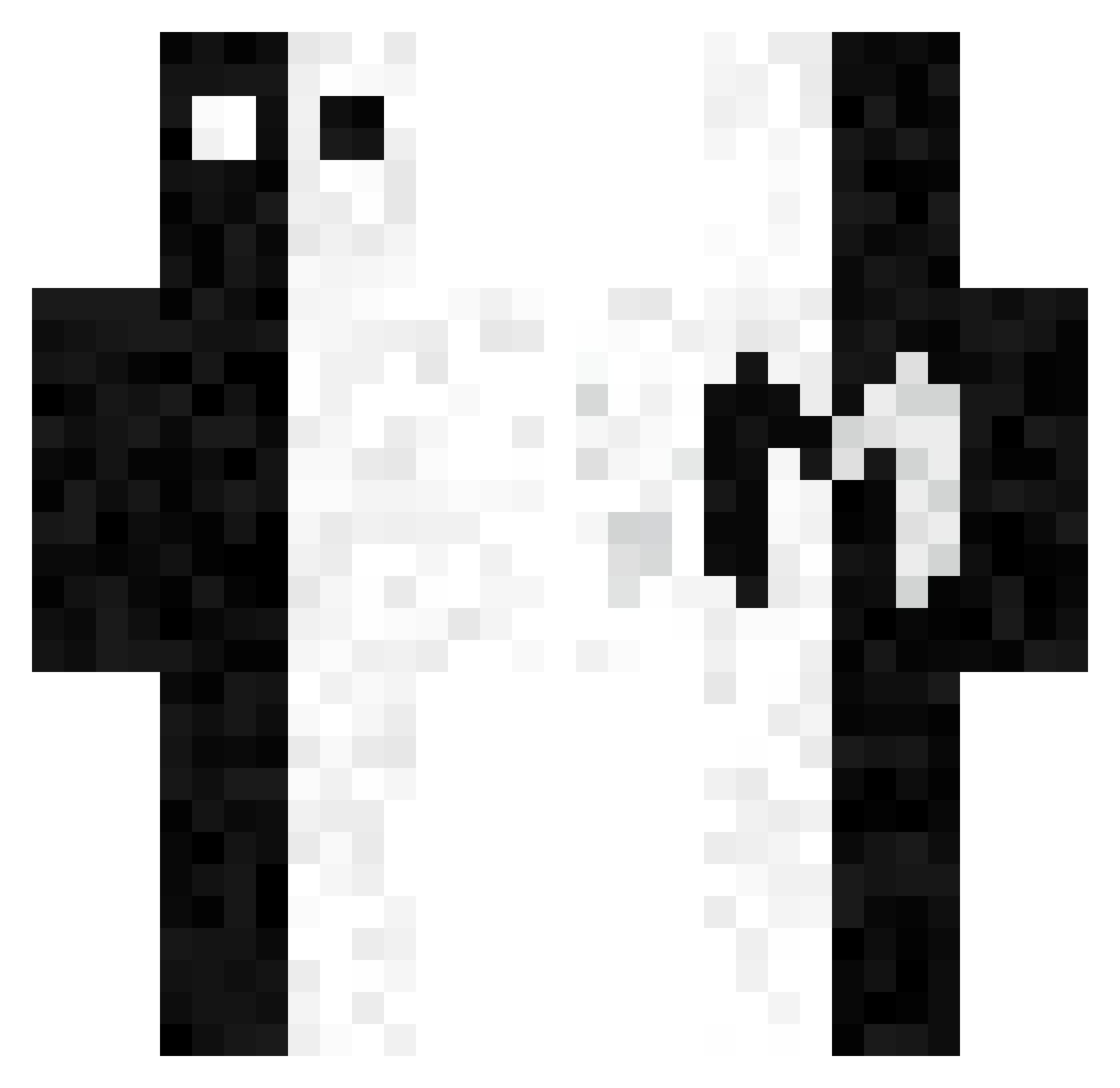 MattMoreira Minecraft skin, front and back view