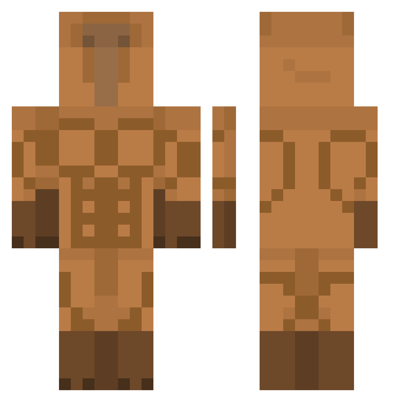 dxfcp_MC Minecraft skin, front and back view