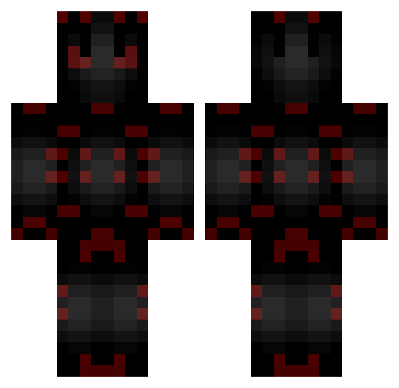 sasukeluv8854 Minecraft skin, front and back view