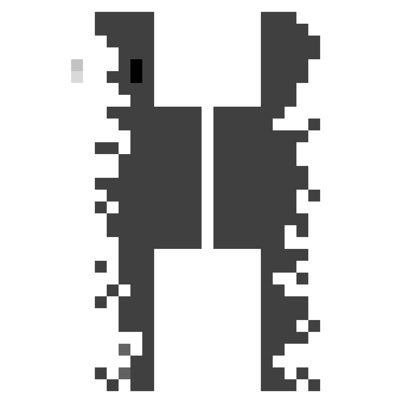 DragonHuntersMC Minecraft skin, front and back view