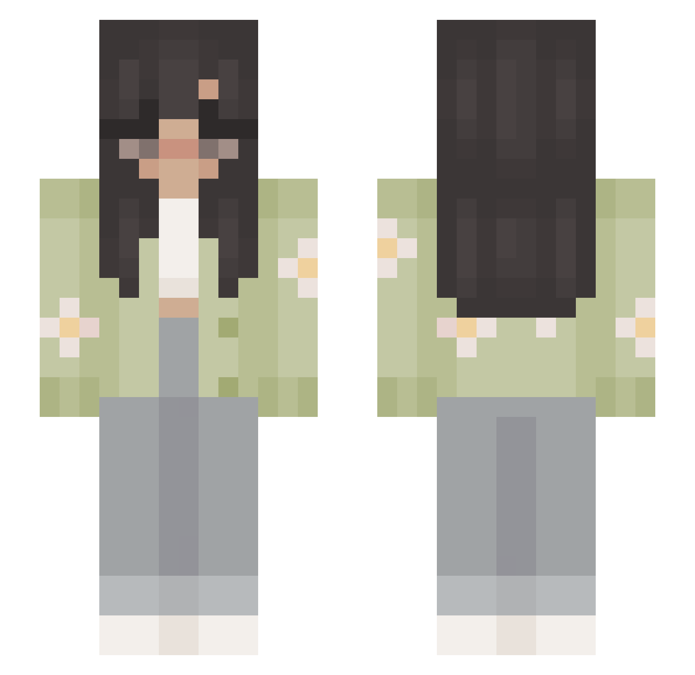 Oloouu - daisy cardigan Minecraft skin