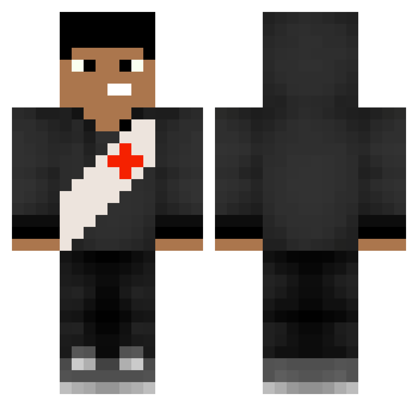 velasqdacolina Minecraft skin, front and back view