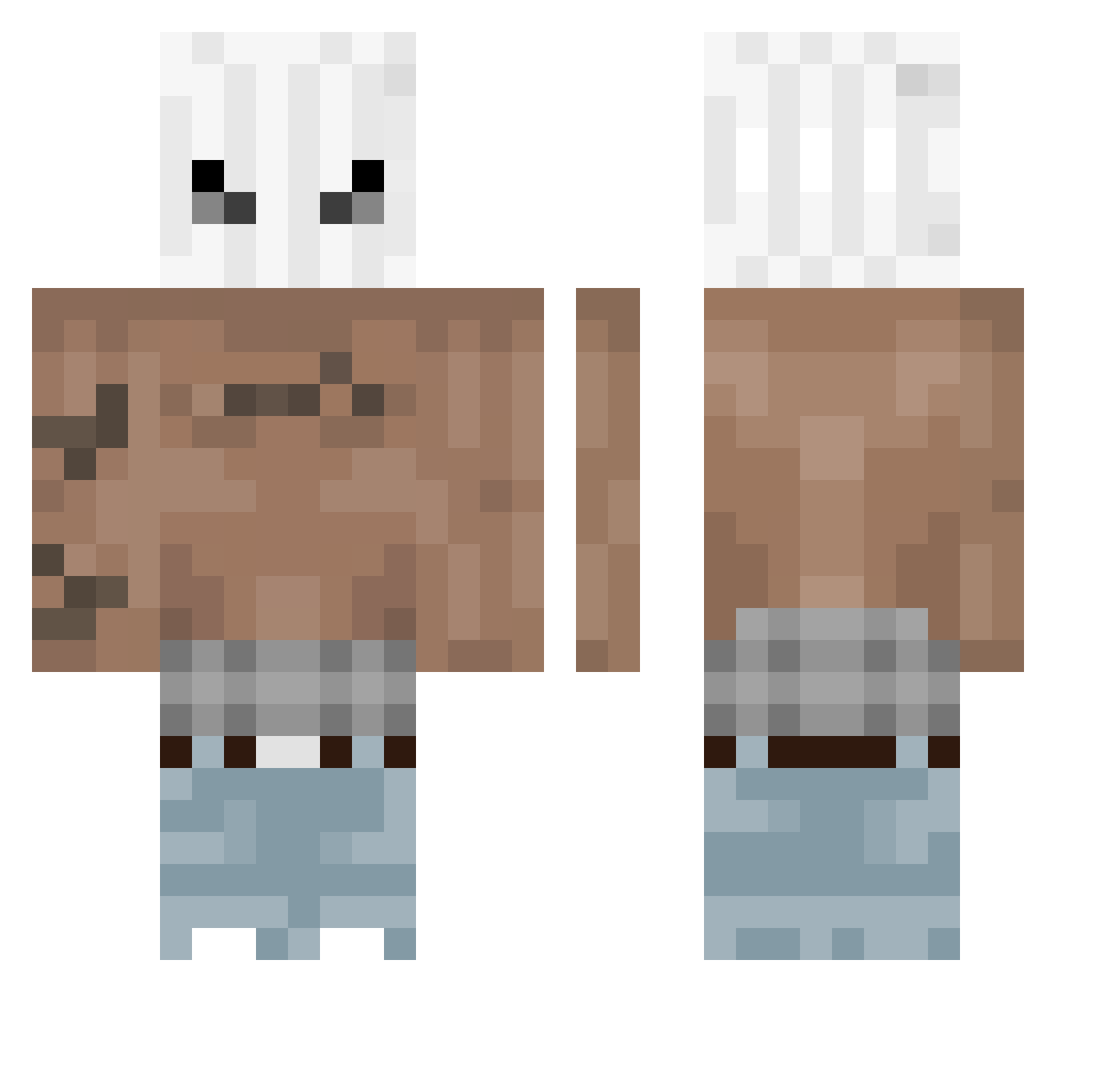 022wywoz_ Minecraft skin, front and back view