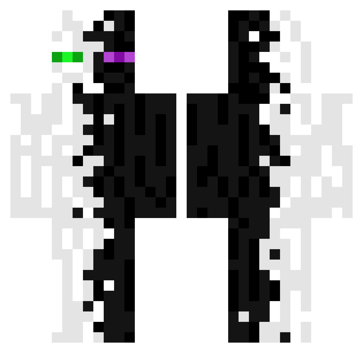 RiordanYoyo Minecraft skin, front and back view