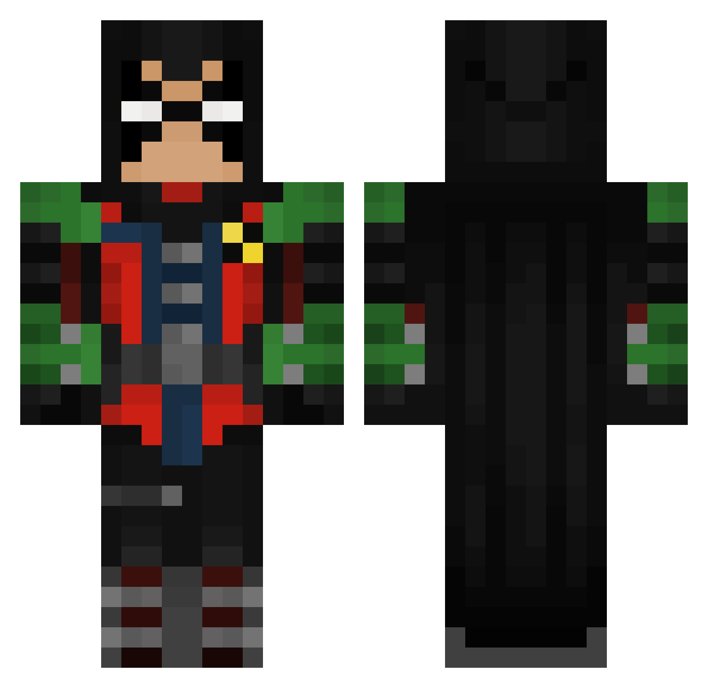 LilPinguino_ Minecraft skin, front and back view