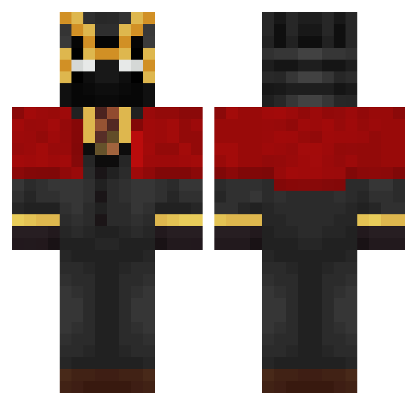 Smu6_ Minecraft skin, front and back view