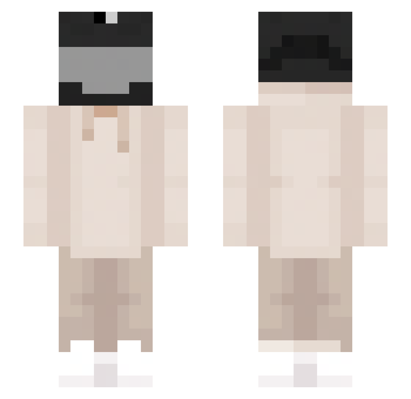 ARDINN Minecraft skin, front and back view