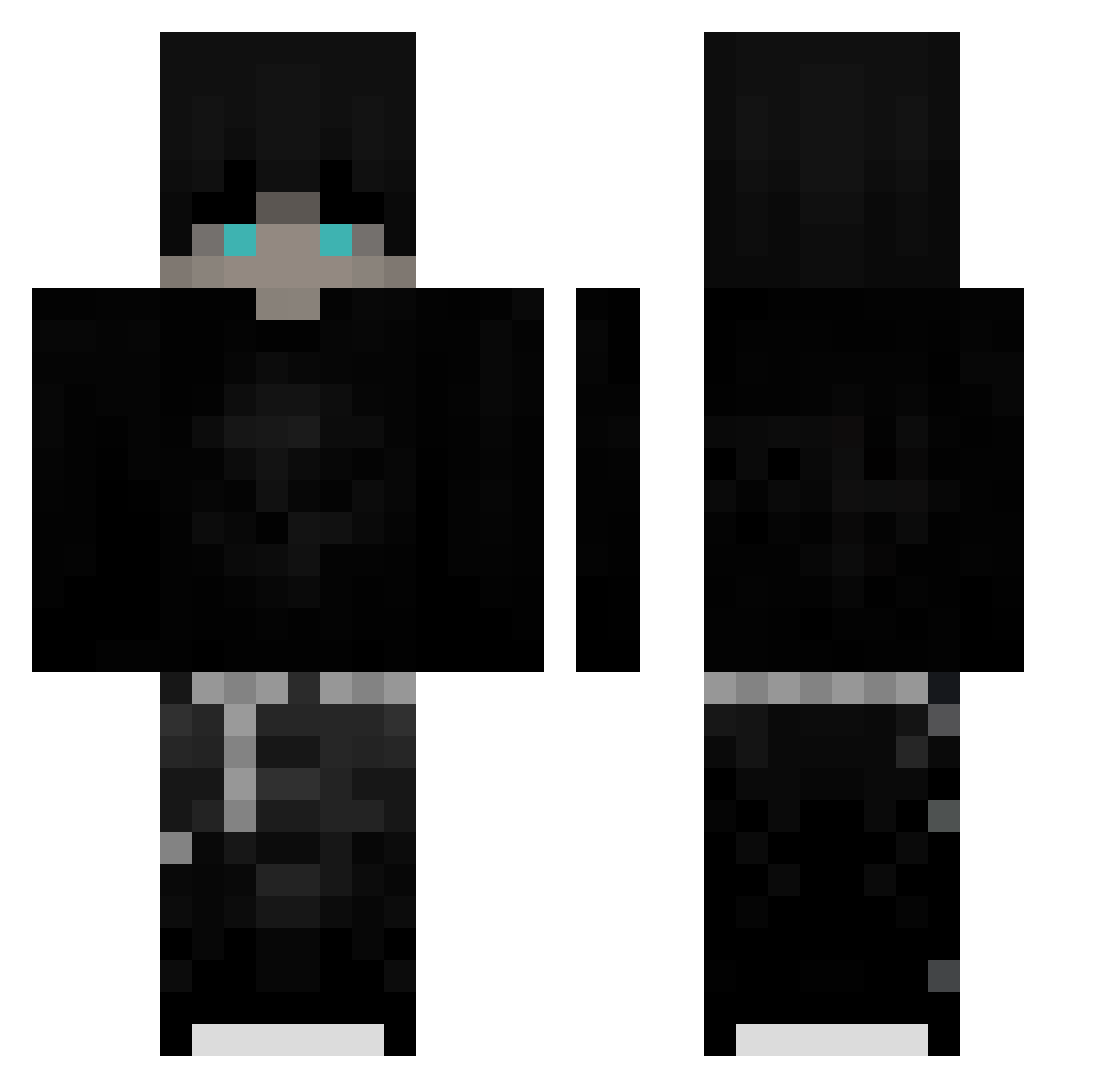 youyou205080 Minecraft skin, front and back view