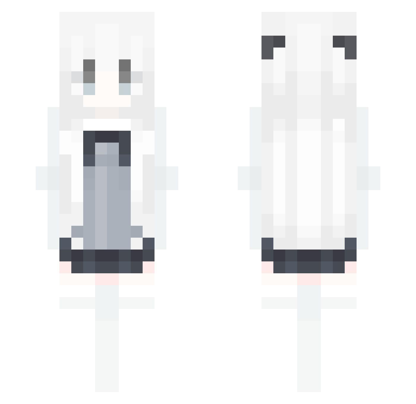yamwe Minecraft skin, front and back view