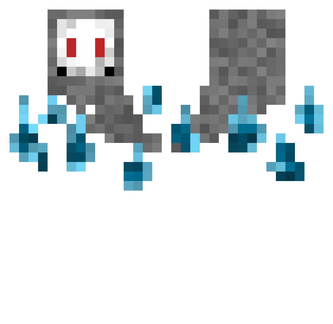 River_boy Minecraft skin, front and back view