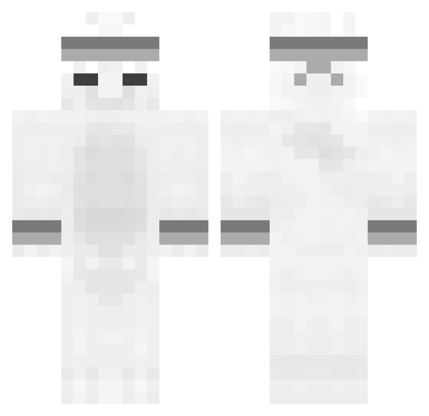 Copingsss Minecraft skin, front and back view