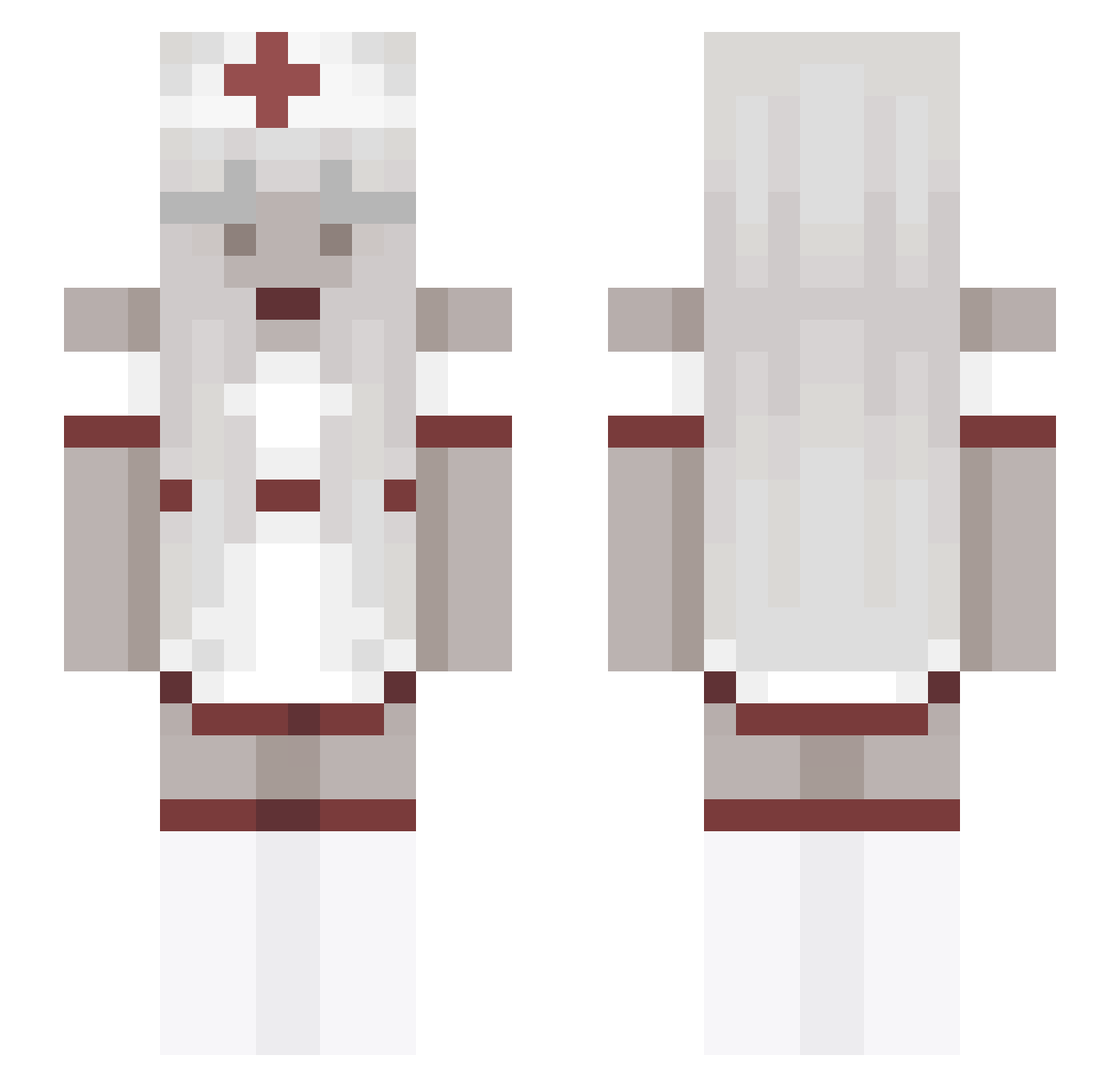 Large_Yee_Haw Minecraft skin, front and back view