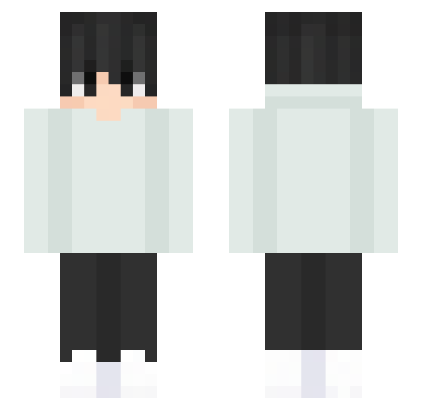 WILLY_CHANG Minecraft skin, front and back view