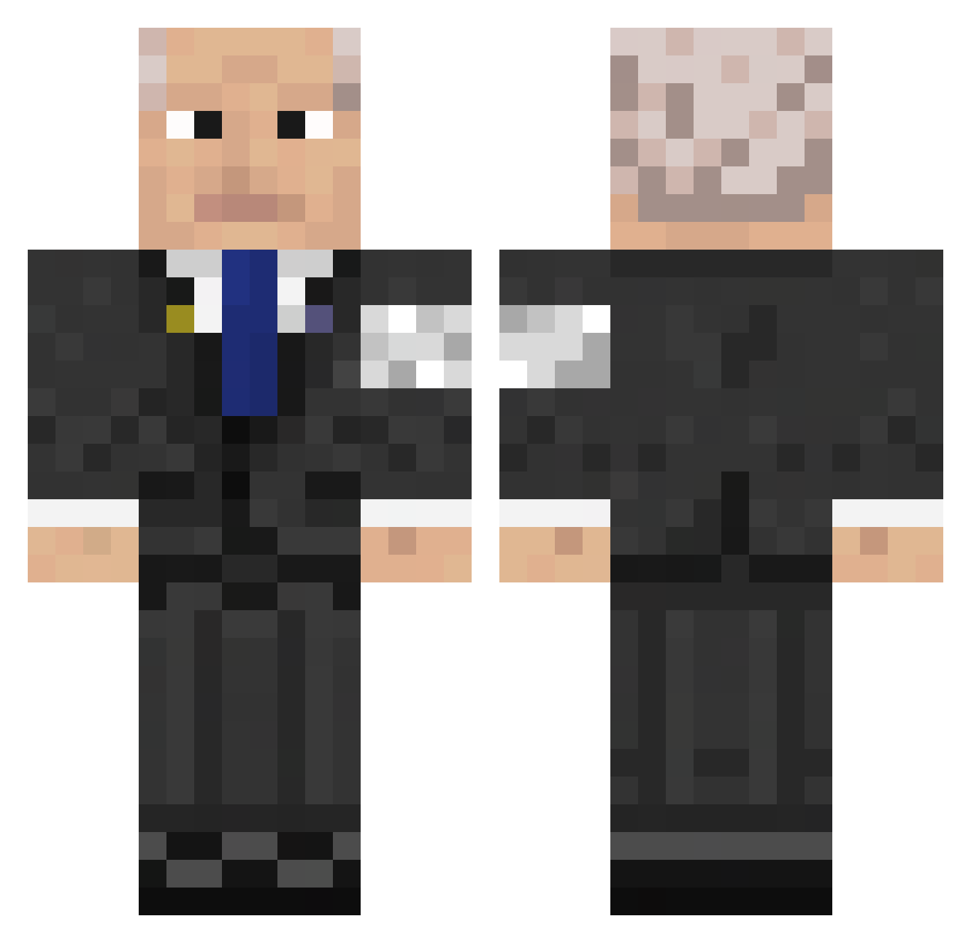 Fent_Sniffer7369 Minecraft skin, front and back view