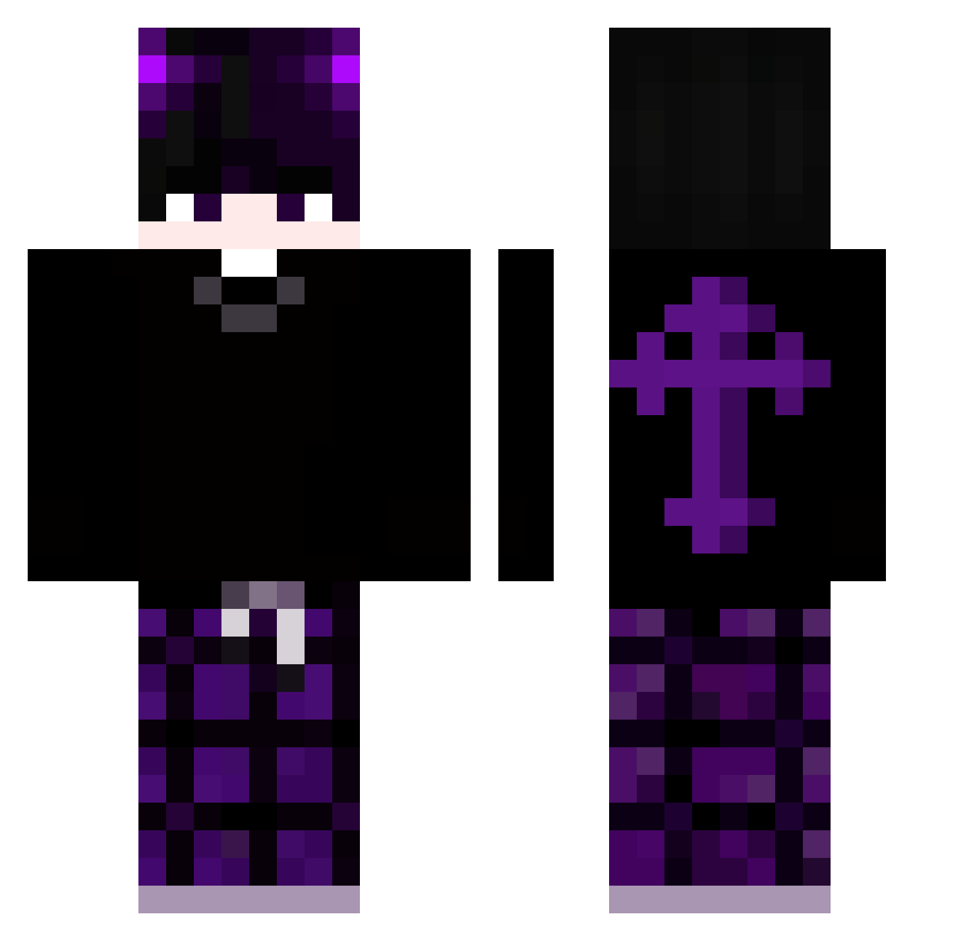 Tsubasa_2012abc Minecraft skin, front and back view