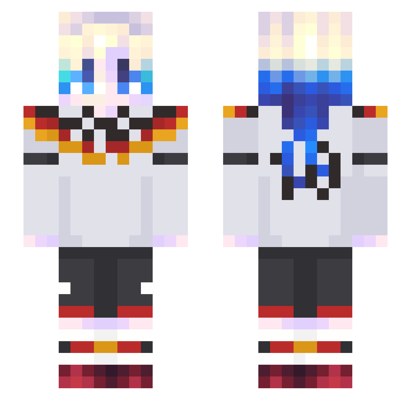 OnionBoy2011 Minecraft skin, front and back view