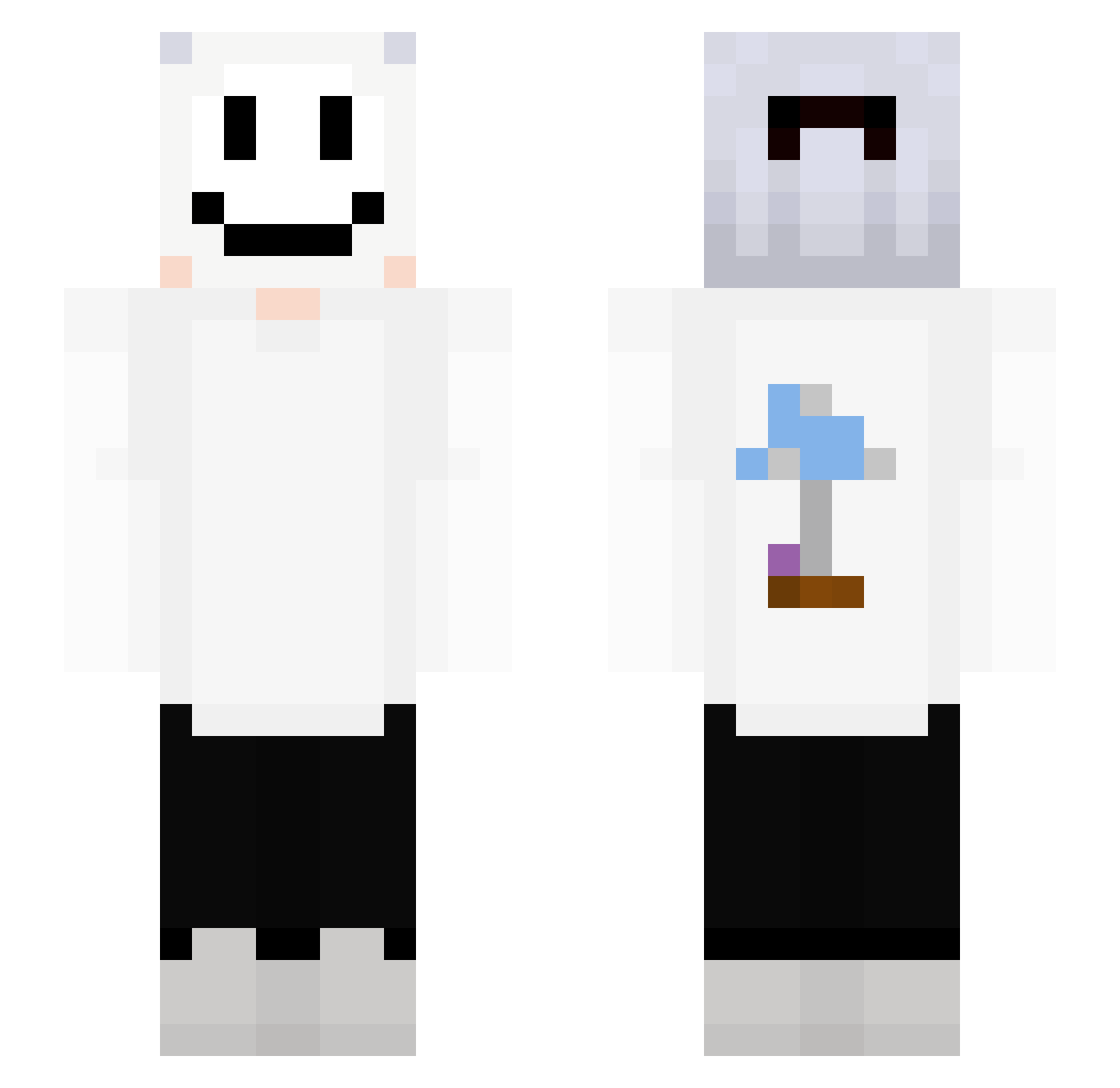magimostro00 Minecraft skin, front and back view