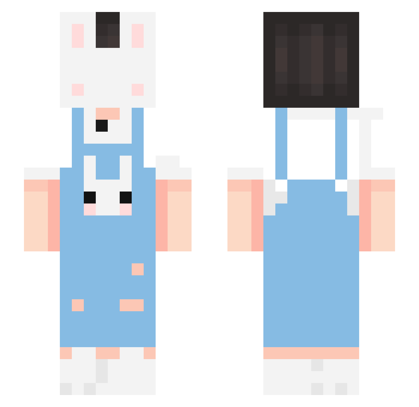 AnhNguyen1778 Minecraft skin, front and back view