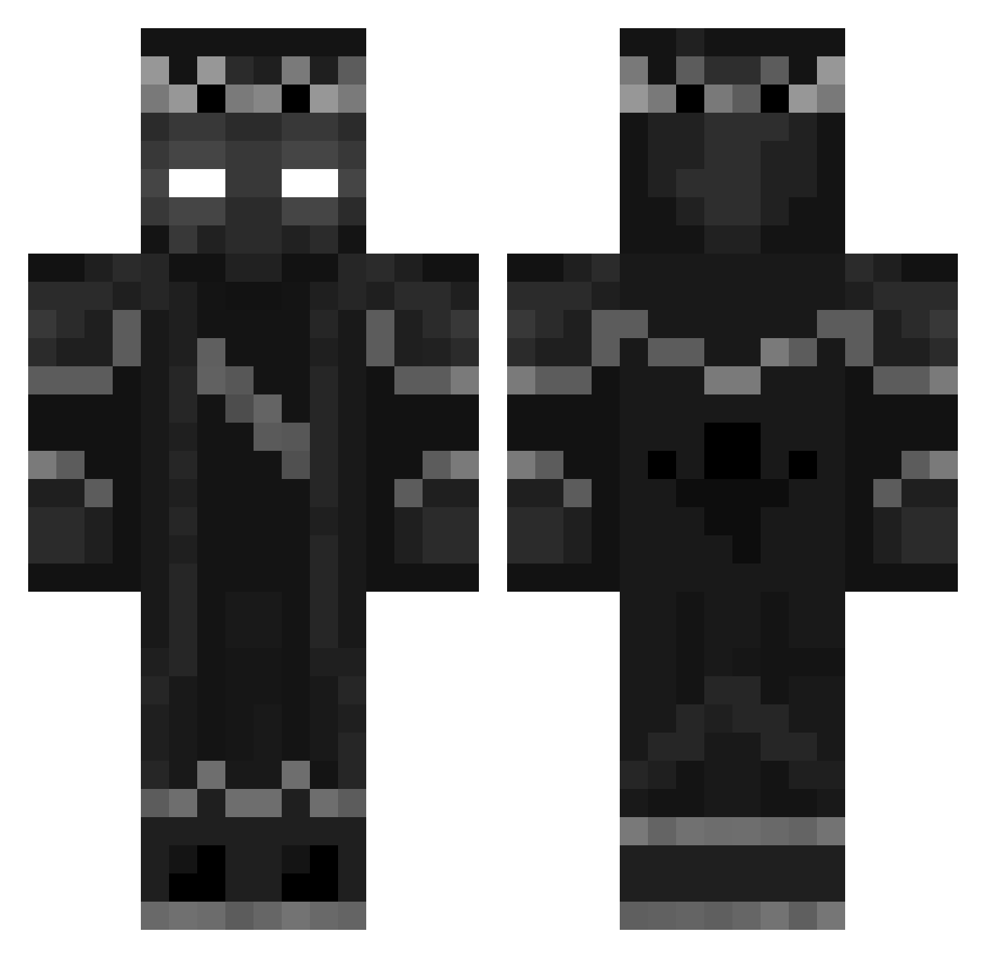 quantumqbits Minecraft skin, front and back view