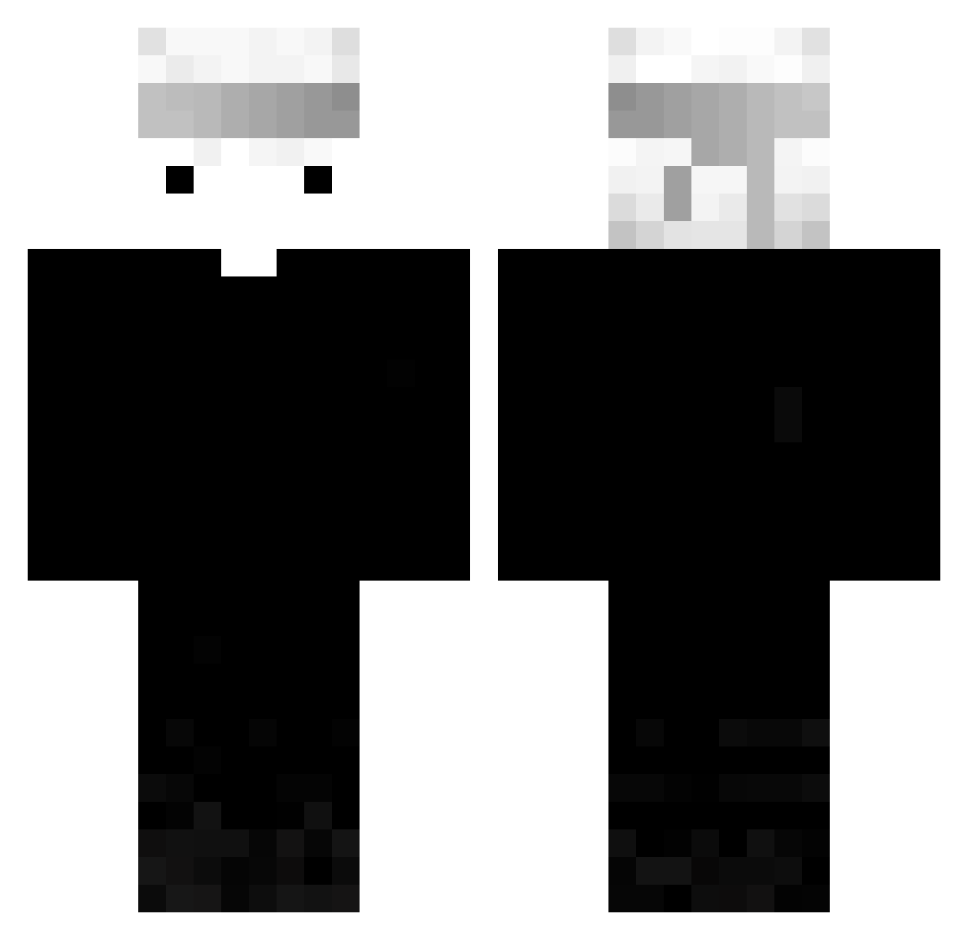 Ralfsmotokross Minecraft skin, front and back view