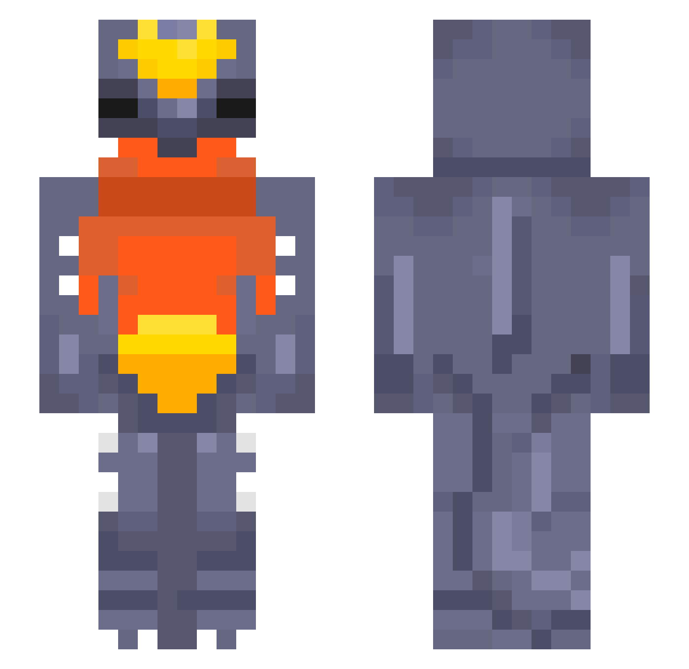 inklines_ Minecraft skin, front and back view