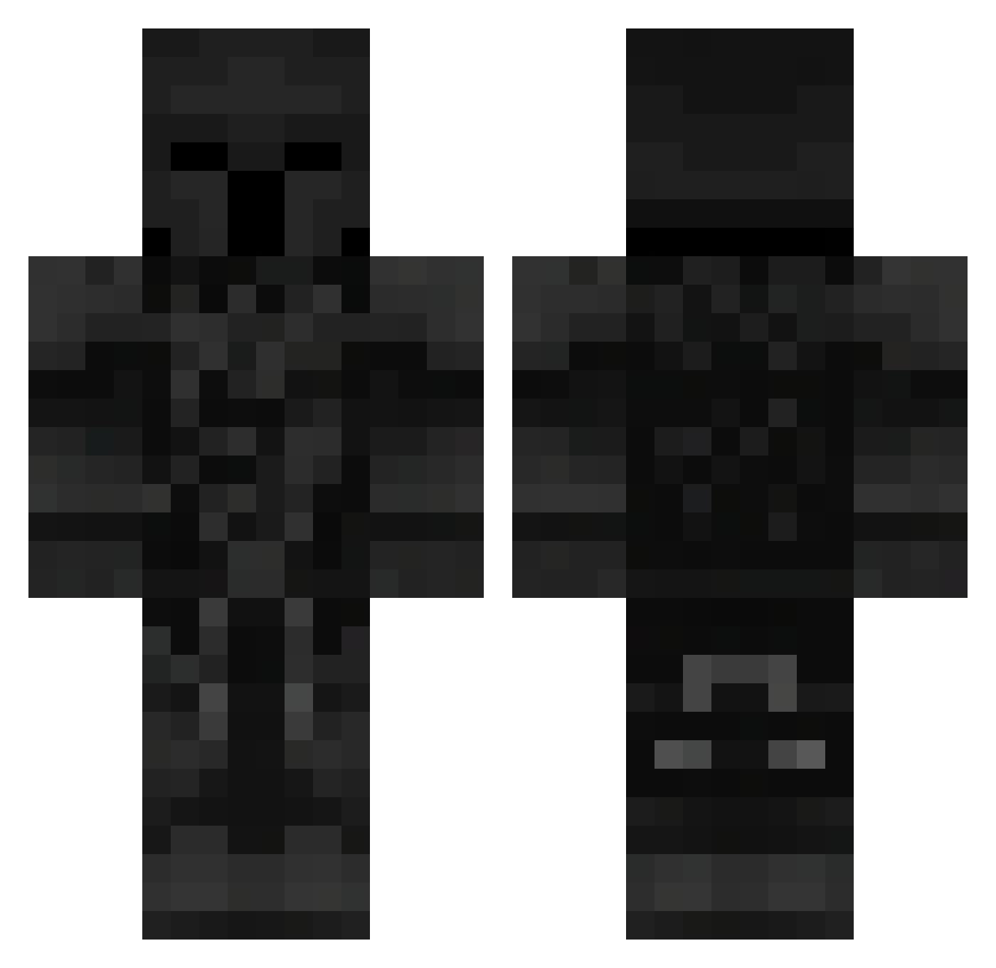 luisbob123 Minecraft skin, front and back view
