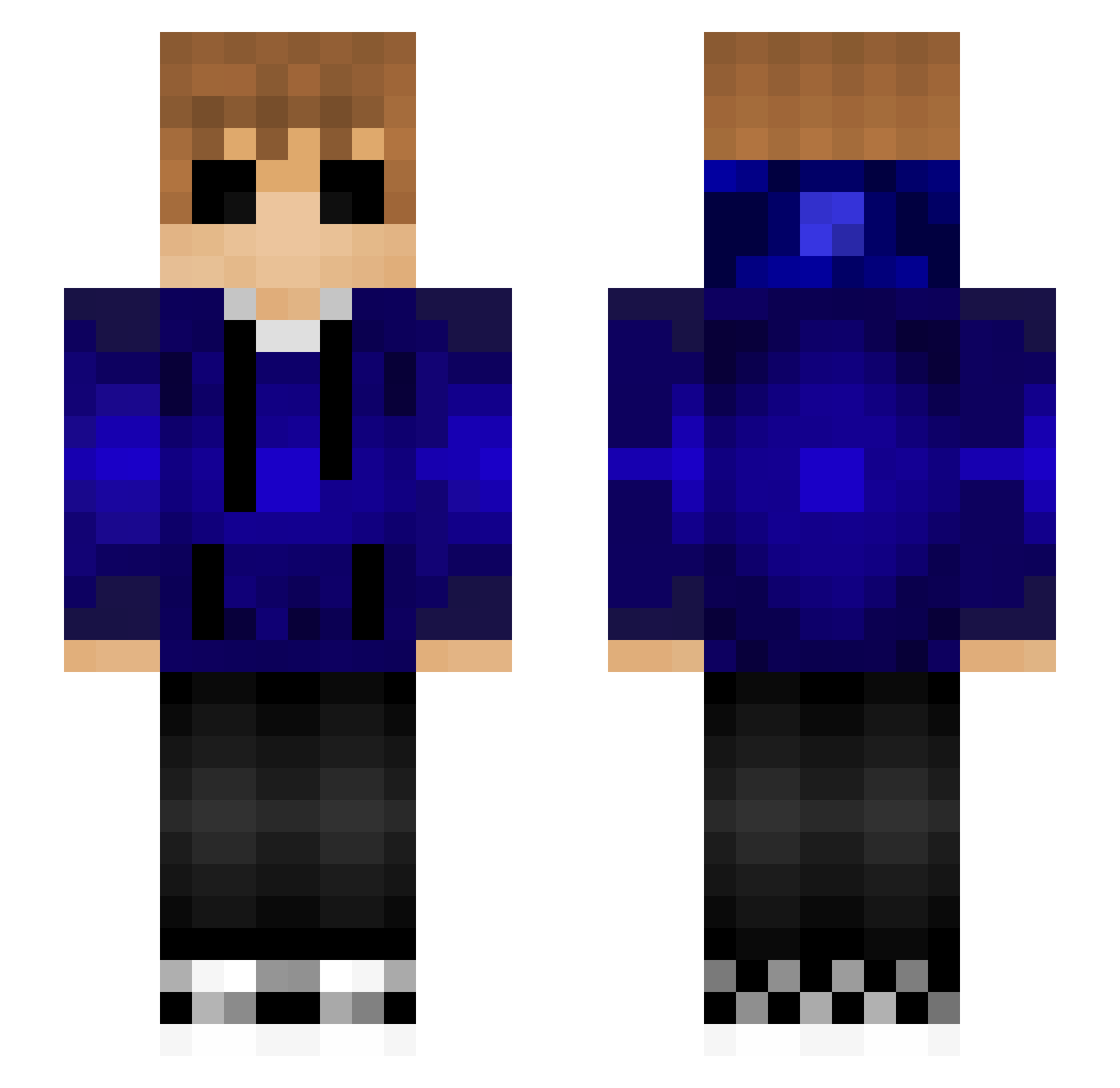 Salad_1 Minecraft skin, front and back view