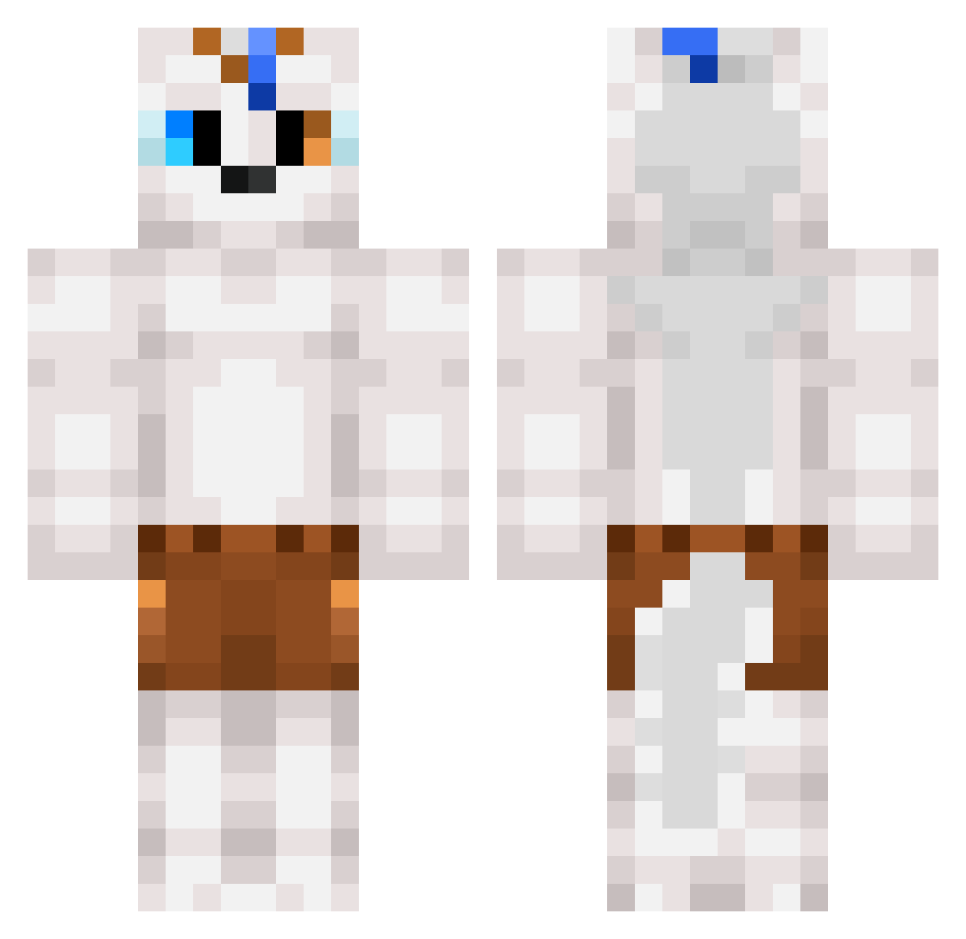 Zephyr_Whizz Minecraft skin, front and back view