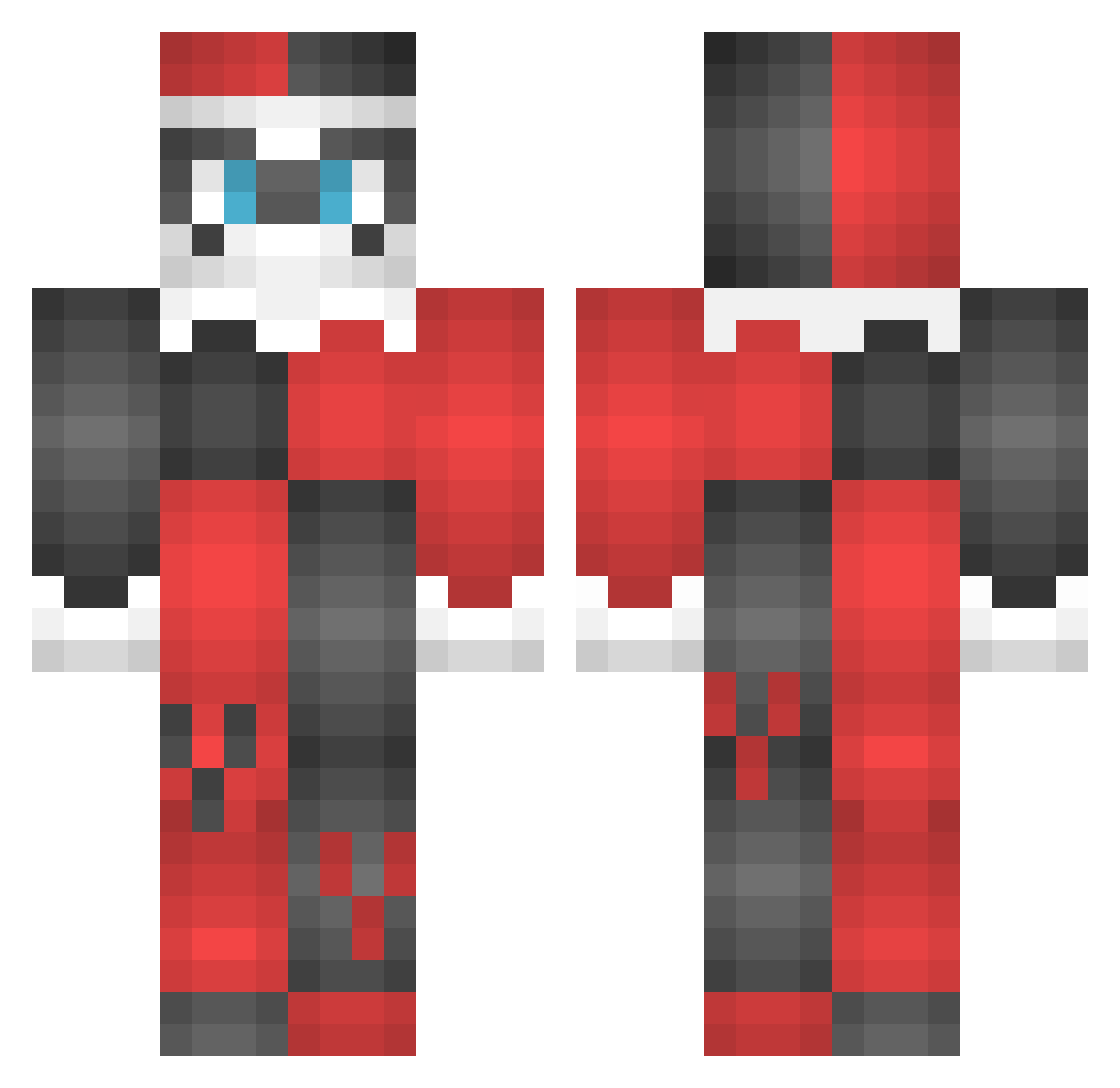 watermelonsteven Minecraft skin, front and back view