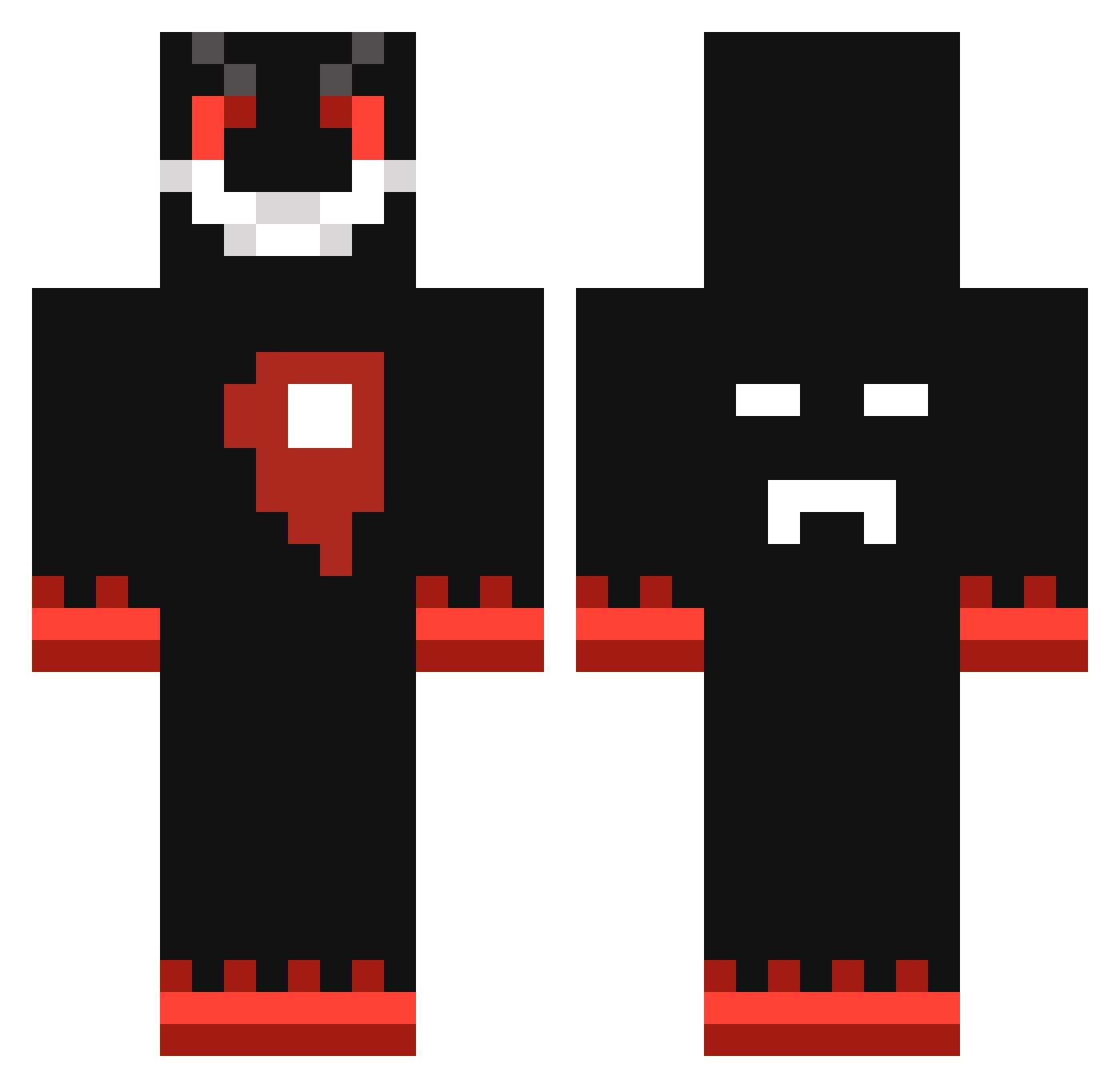 _PIYUSH_ Minecraft skin, front and back view
