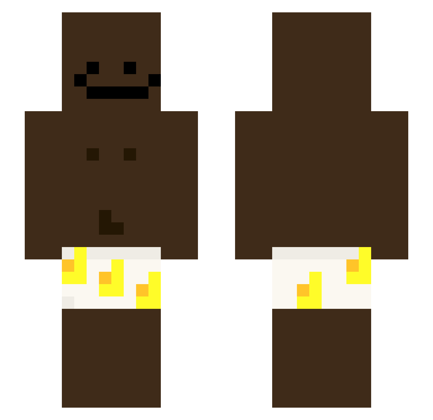 whysdeath Minecraft skin, front and back view