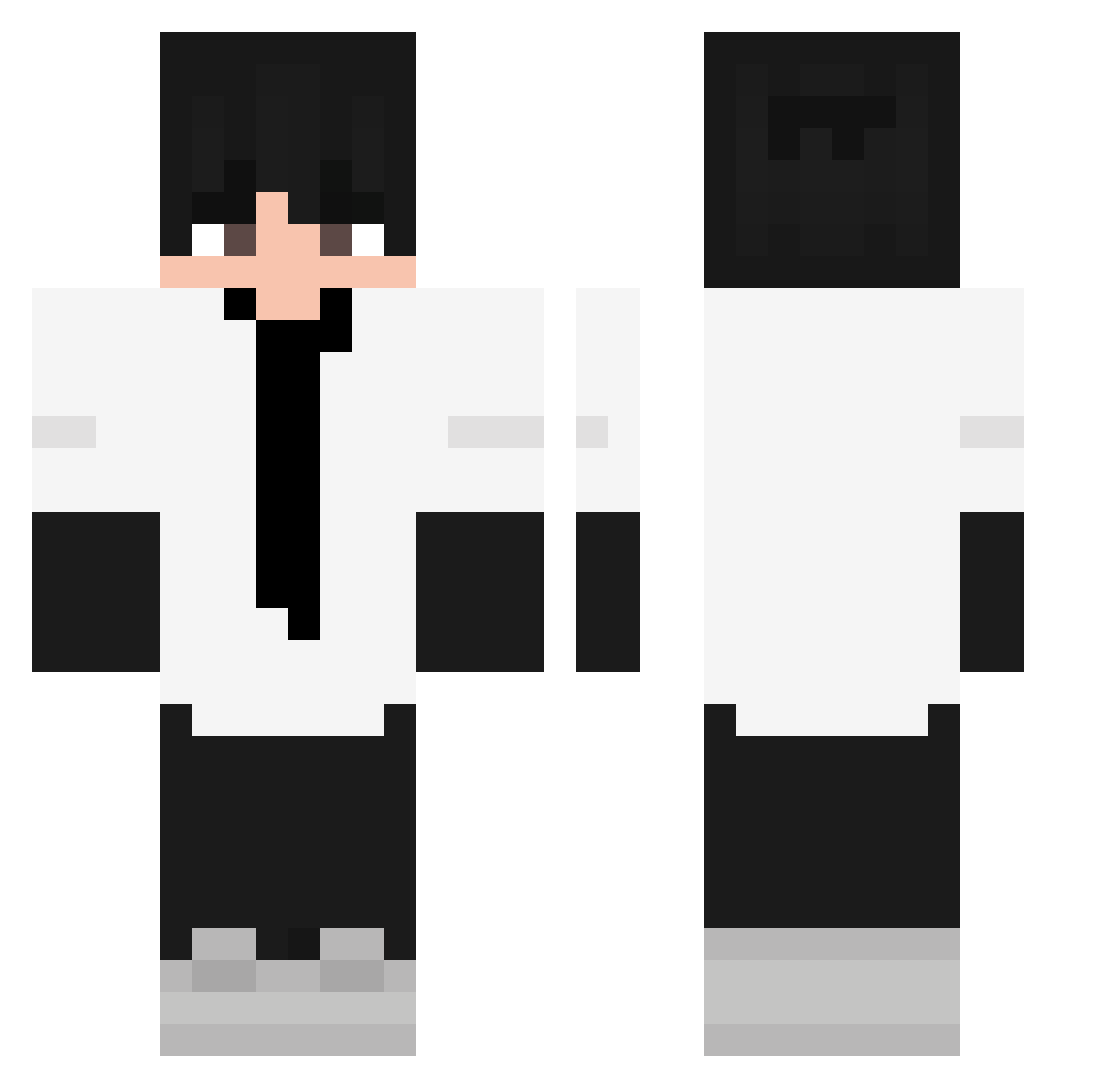 seal_fighter Minecraft skin, front and back view