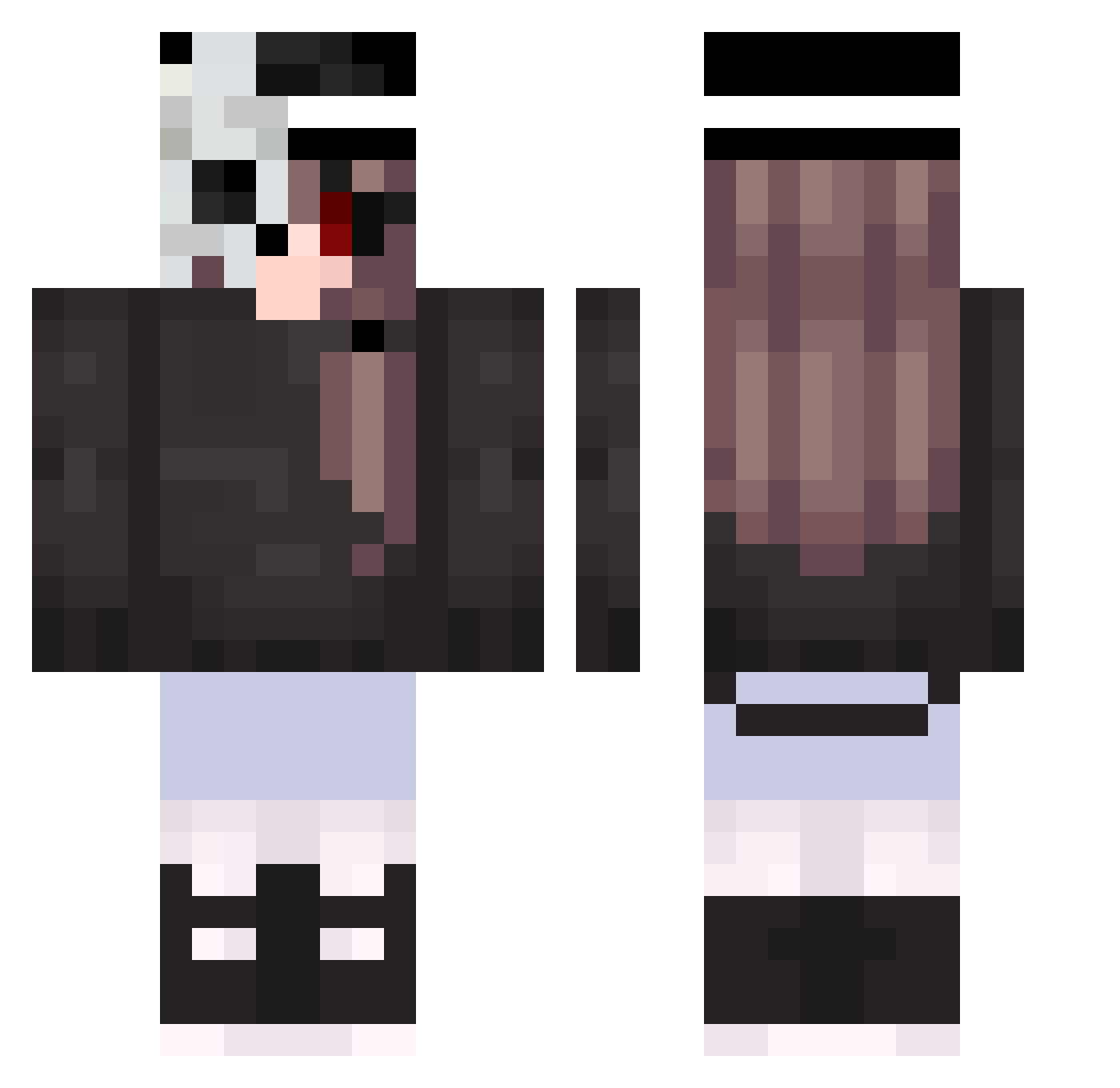 tacos_fordayzzz Minecraft skin, front and back view