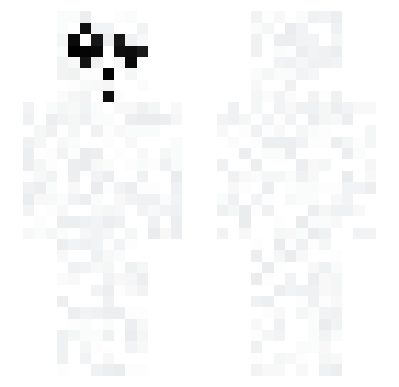 ASDQAQ Minecraft skin, front and back view