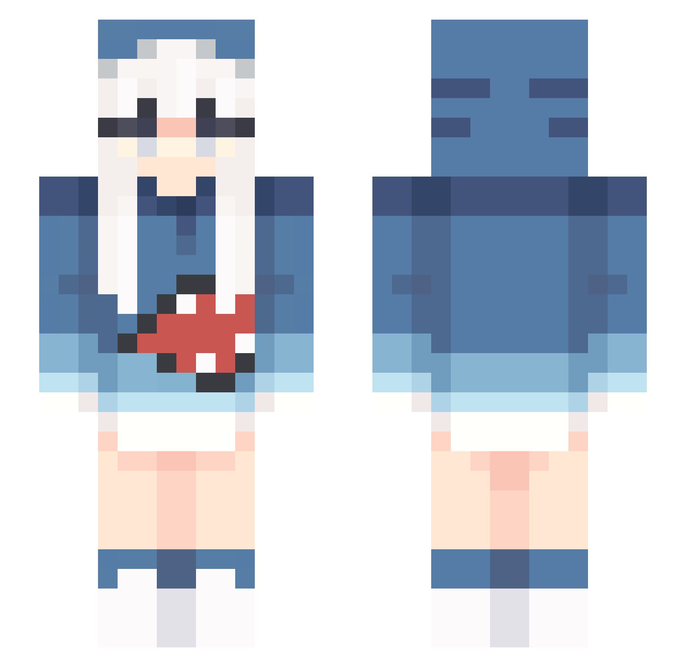 franfarino1 Minecraft skin, front and back view