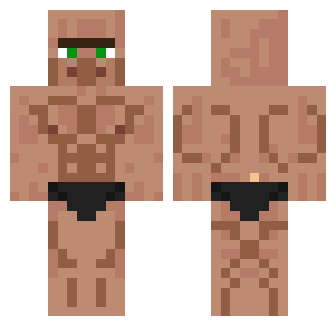 Sammyyy_07 Minecraft skin, front and back view