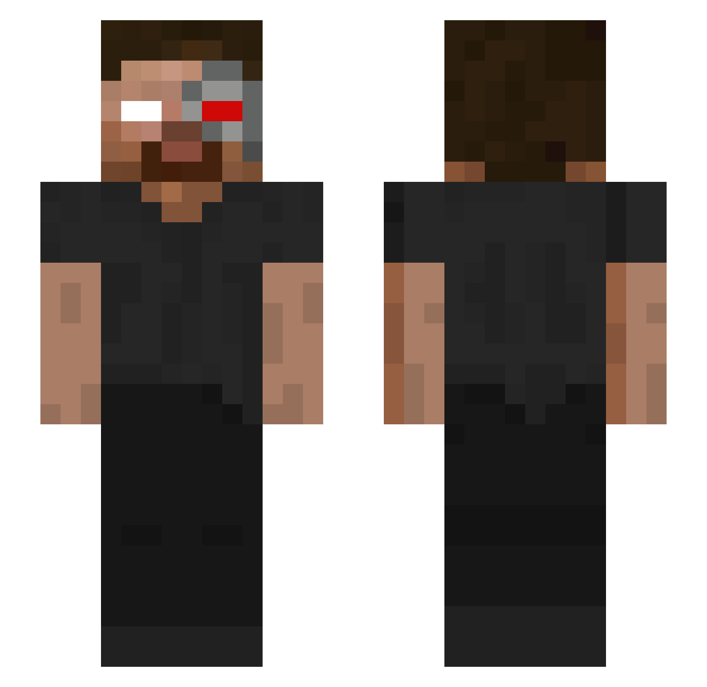 wtamaacristo Minecraft skin, front and back view