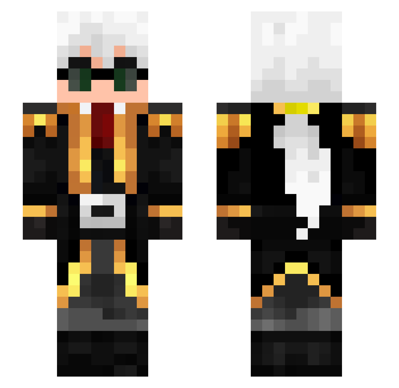 Ymnik1_16 Minecraft skin, front and back view