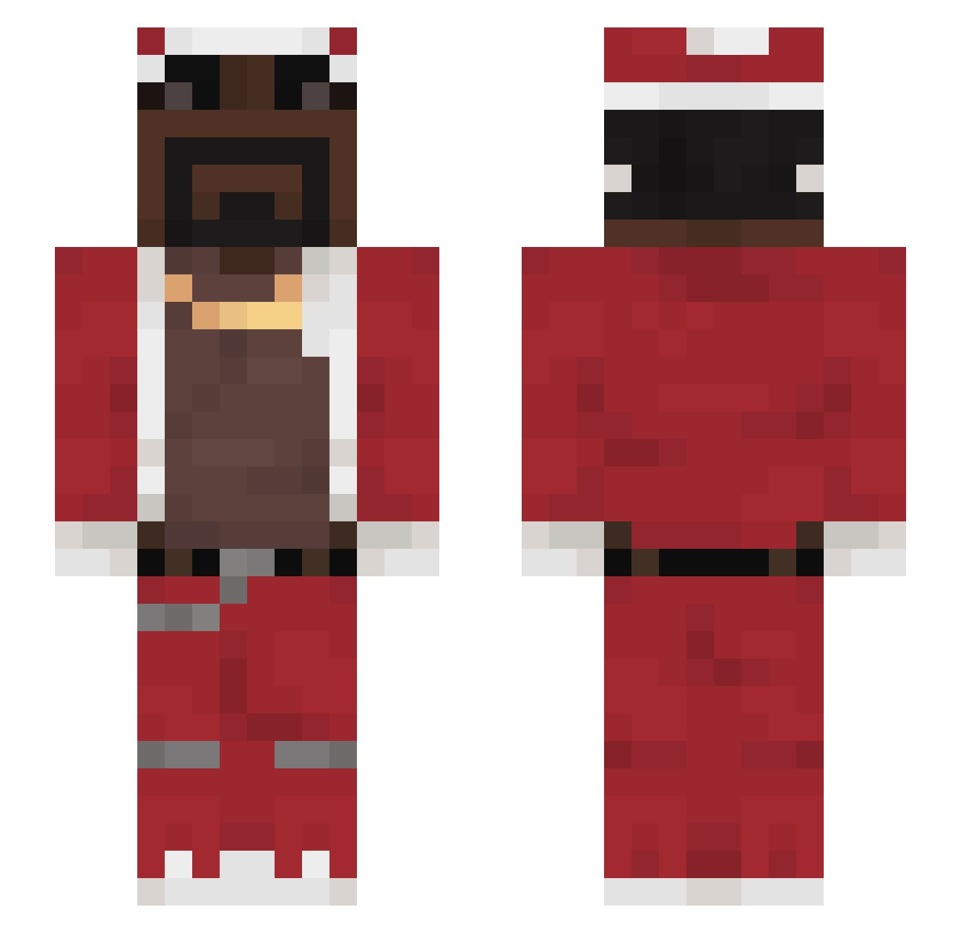 LinhusRjh1223 Minecraft skin, front and back view