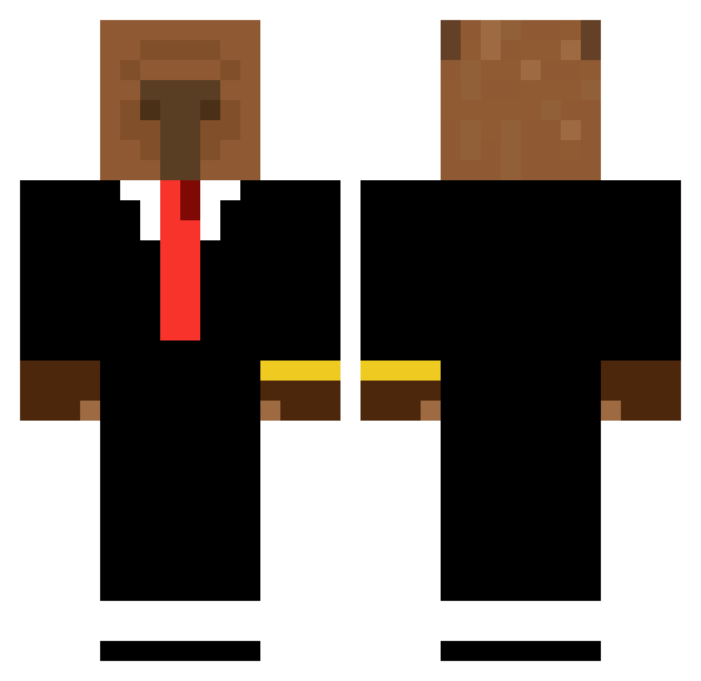 estesech67 Minecraft skin, front and back view