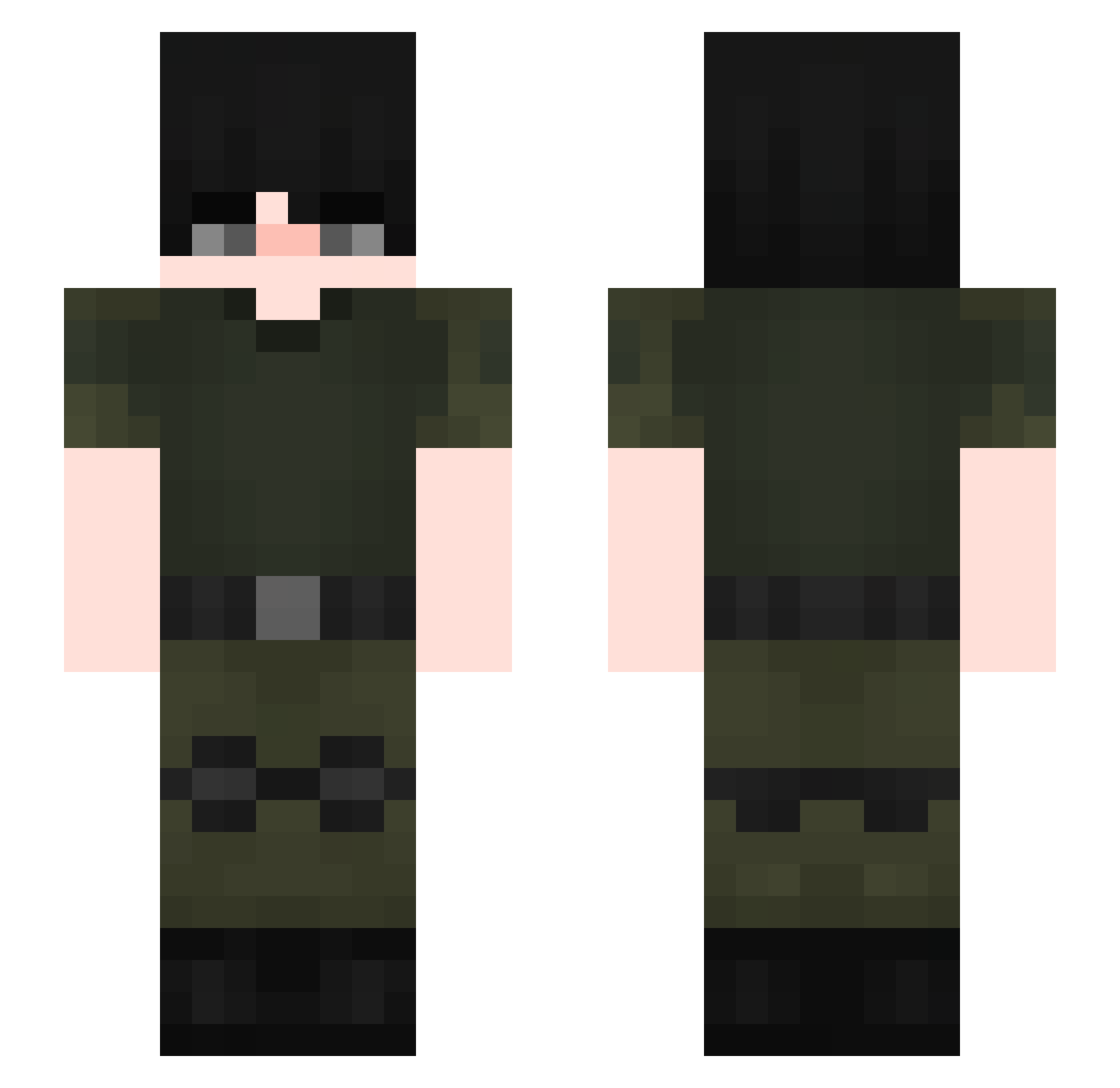 enzorennes Minecraft skin, front and back view