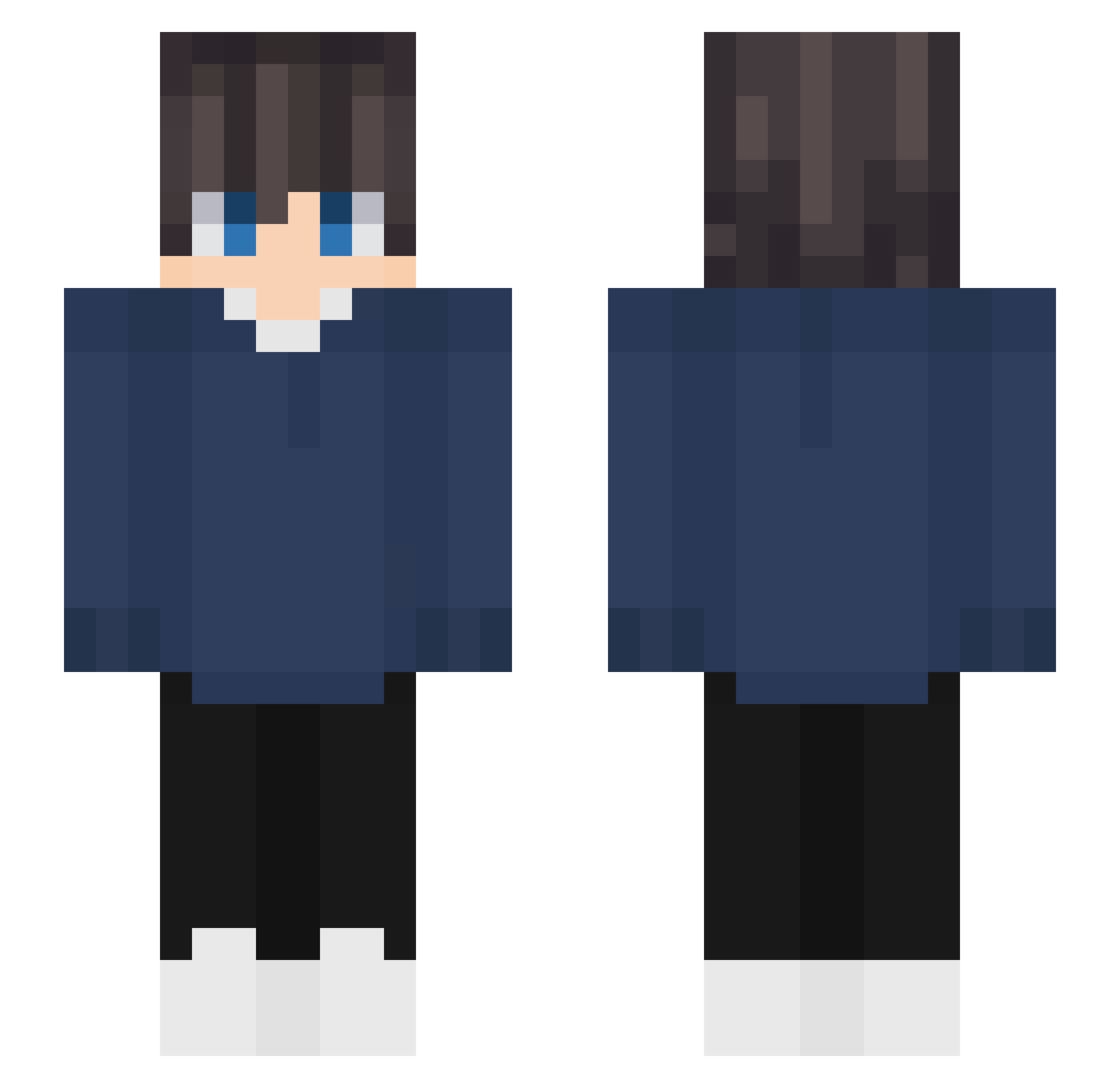 _JOAOFFELICIO_ Minecraft skin, front and back view