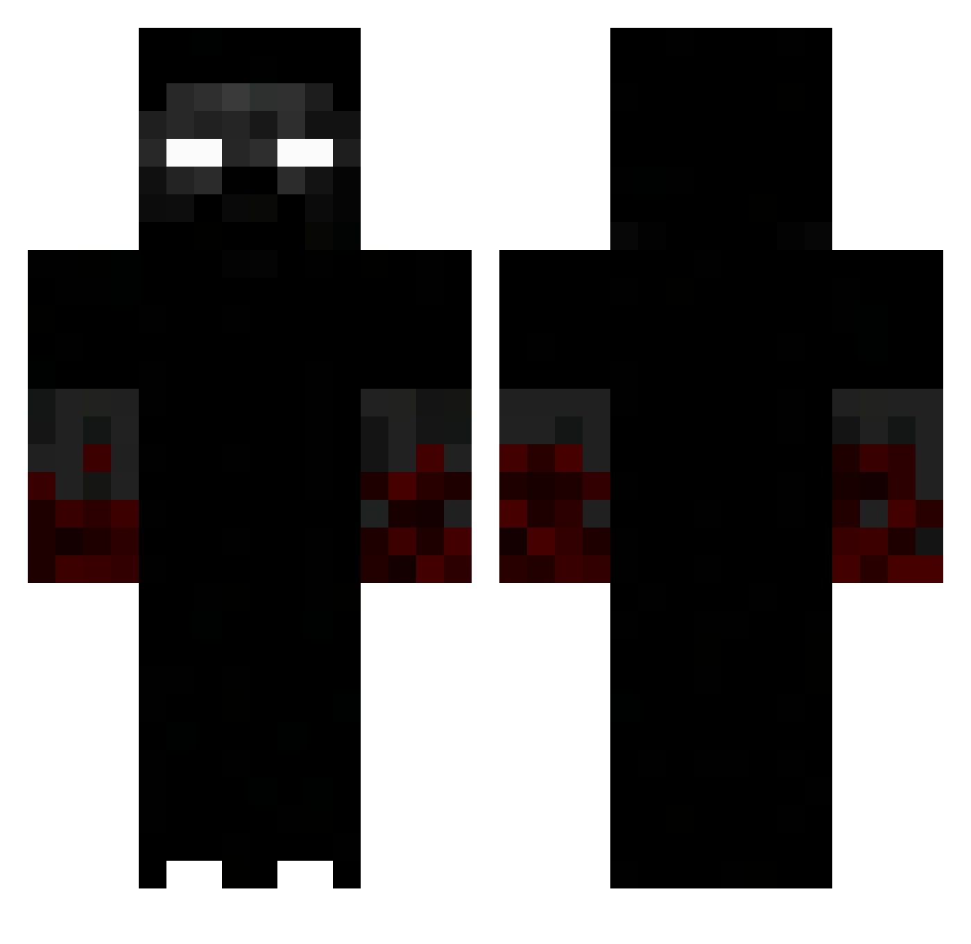 Schildsailor Minecraft skin, front and back view